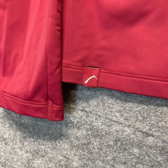 Swing Dish Shirt Women's Large Red Collared Clara Long Sleeve Crimson Golf Polo - Picture 13 of 15